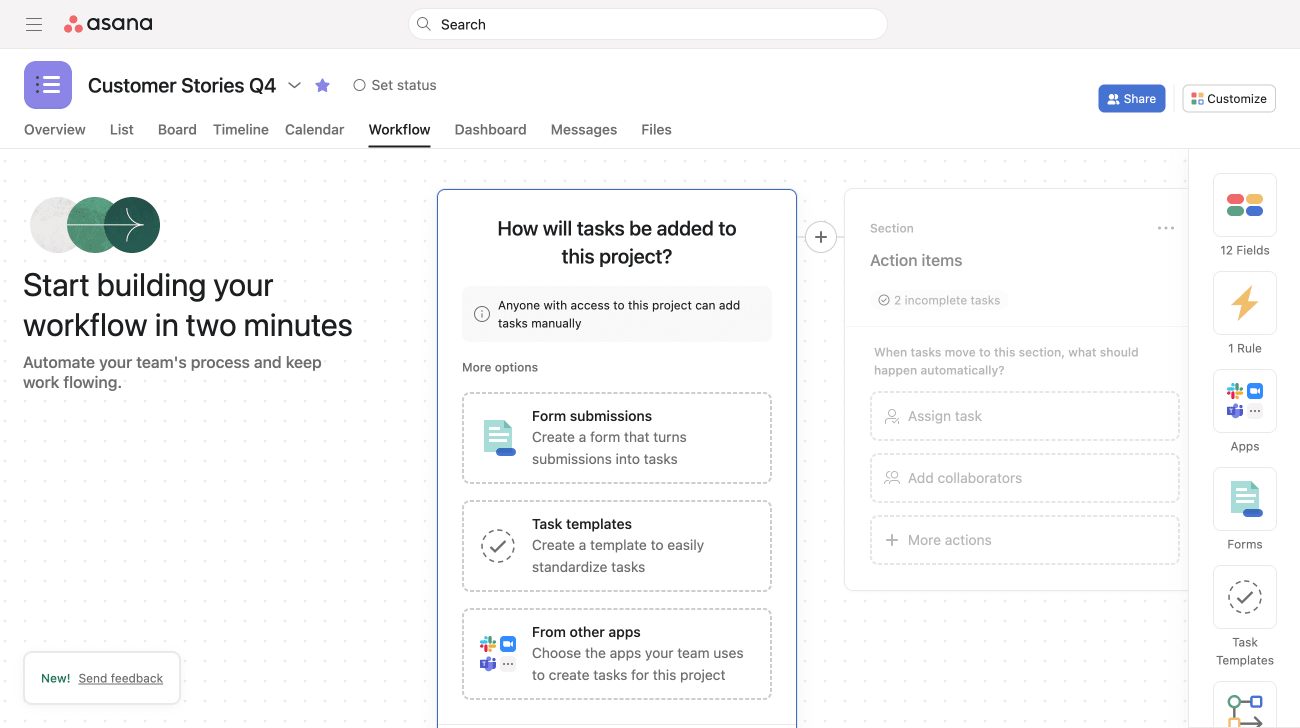 Workflow Builder • Asana Product Guide